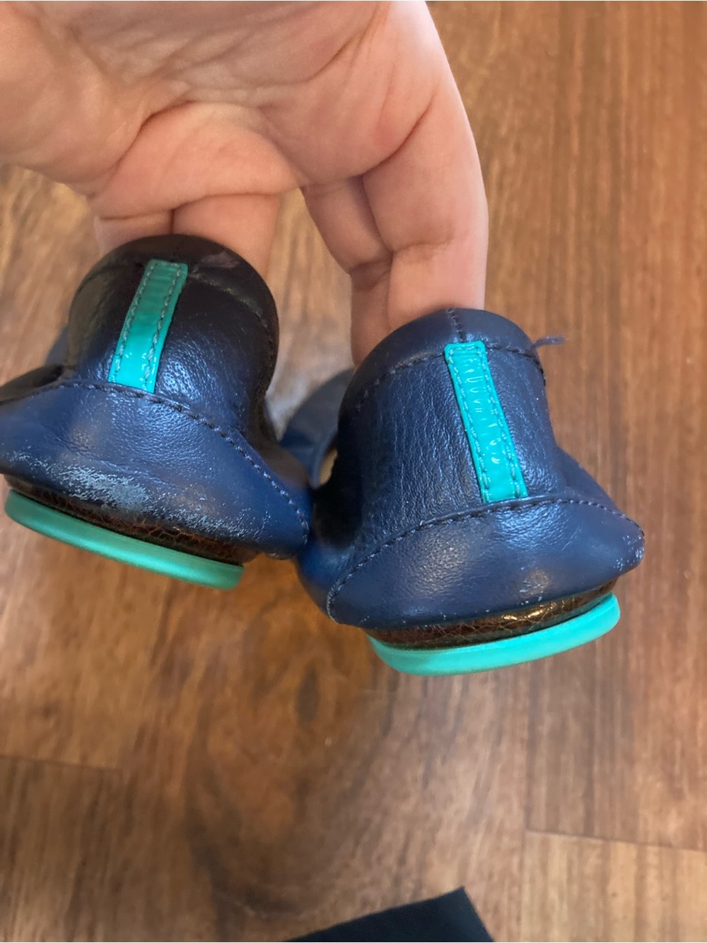 Tieks California Navy Flat - Picture 5 of 9